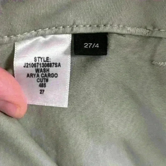 Veronica Beard Arya Cargo Pants Women’s Size 27/4 Light Sage Green Button Fly - Picture 12 of 17